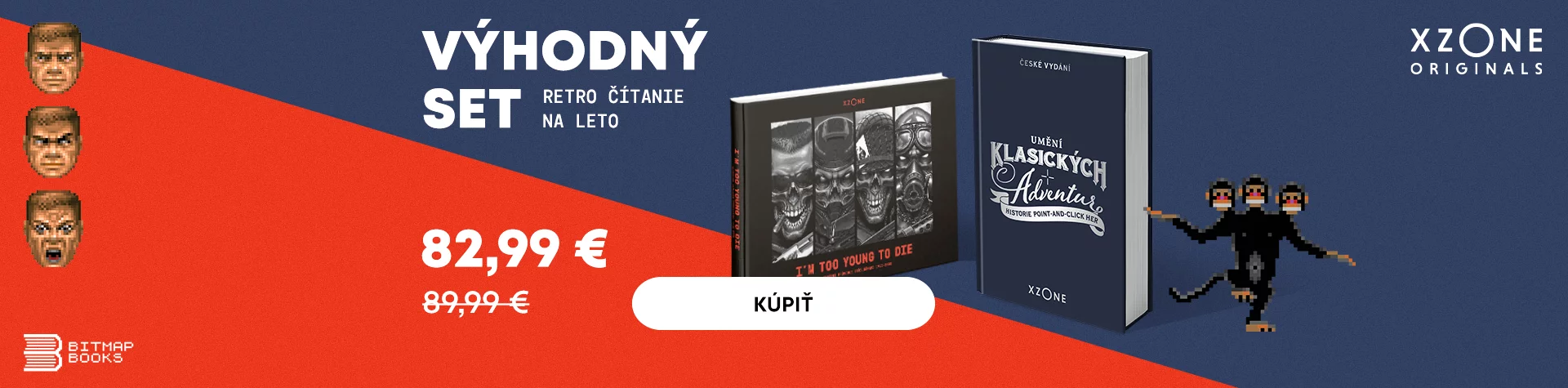  Výhodný set knih I'm Too Young To Die & Umění klasických adventur