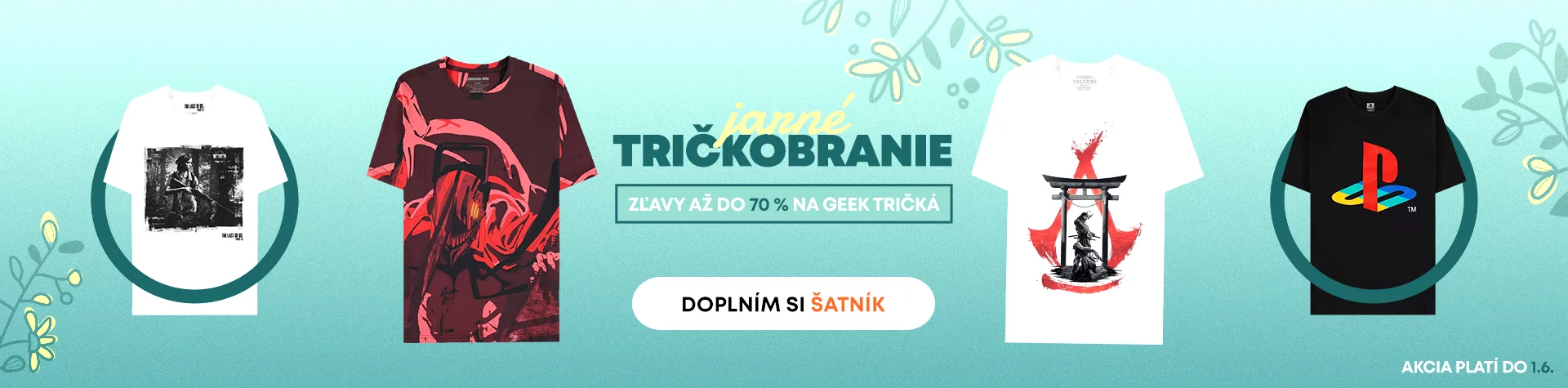 Jarné tričkobranie