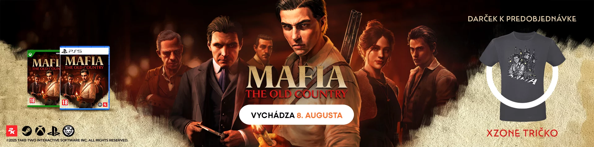 Mafia: The Old Country + tričko