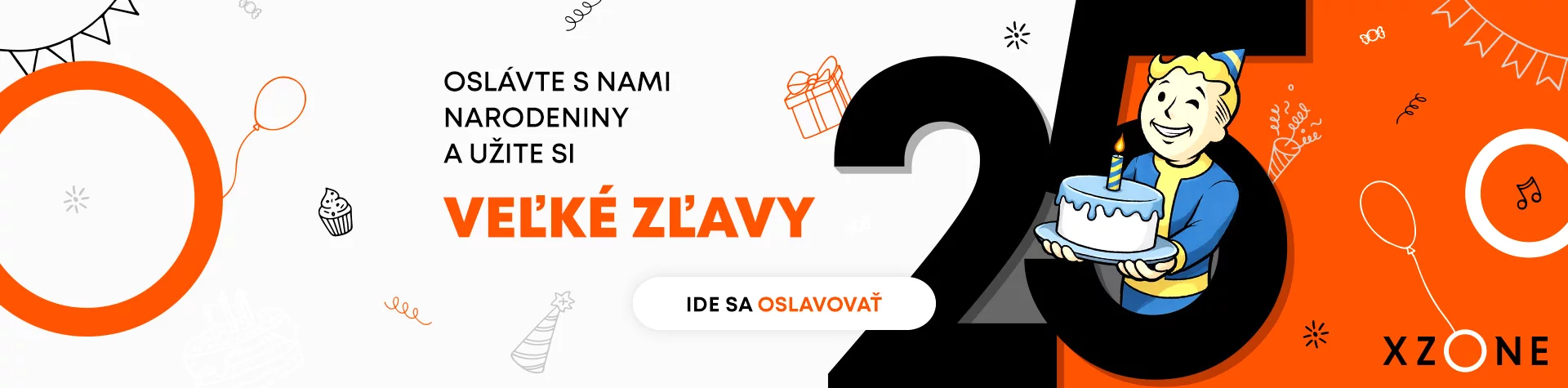 25 rokov - všeobecný so zľavami