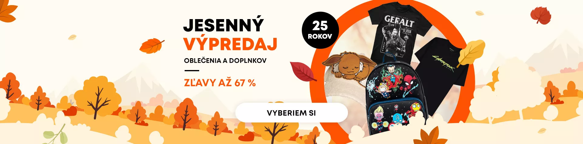 Jesenný výpredaj oblečenia