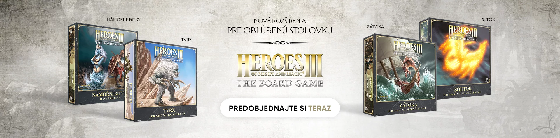 Stolová hra Heroes of Might and Magic III 