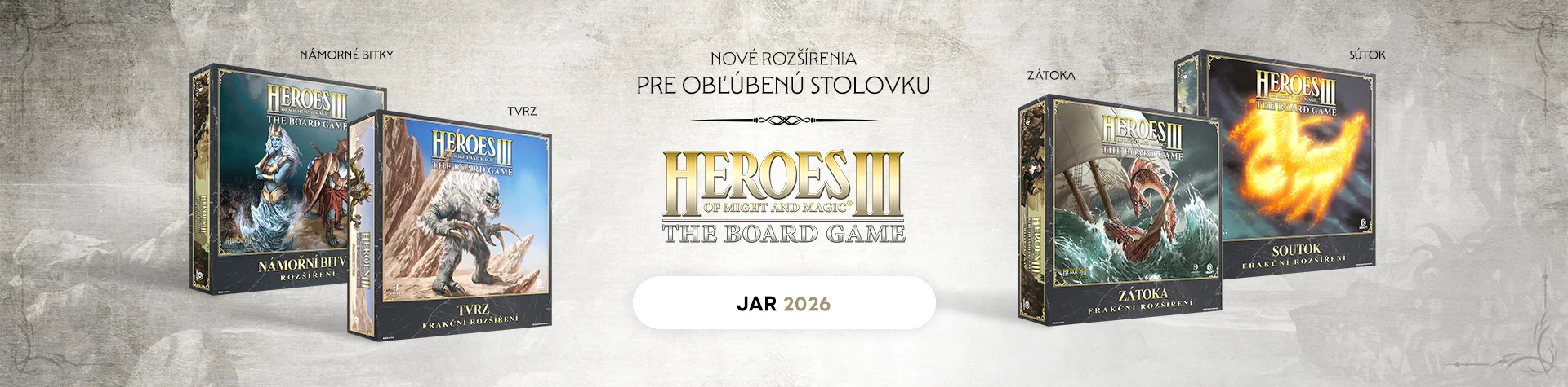 Stolová hra Heroes of Might and Magic III CZ