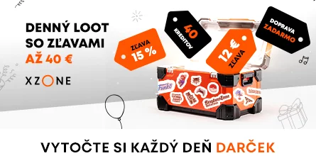 Skočte si každý deň na Xzone po narodeninovú odmenu a získajte až 40 € na nákup