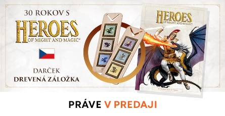 Kniha Heroes of Might and Magic k 30. výročí série v češtině s dárkem