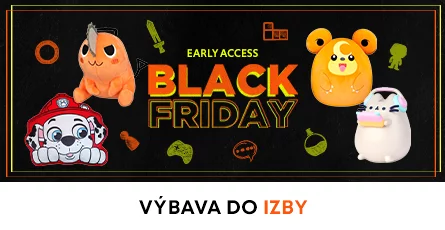 Black Friday výpredaj na hrnčeky, poháre, obliečky Minecraft, Stranger Things, One Piece, Lilo a Stitch