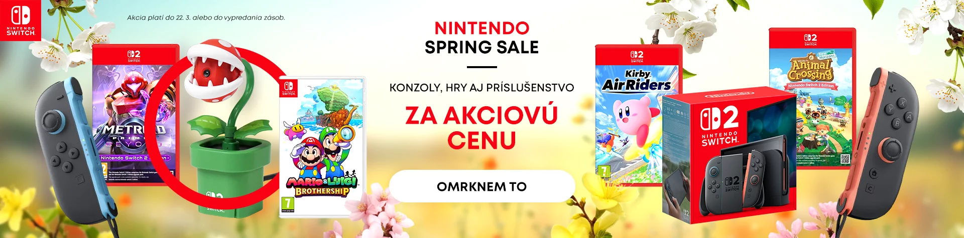 Nintendo Spring Sale (do 22. 3.)