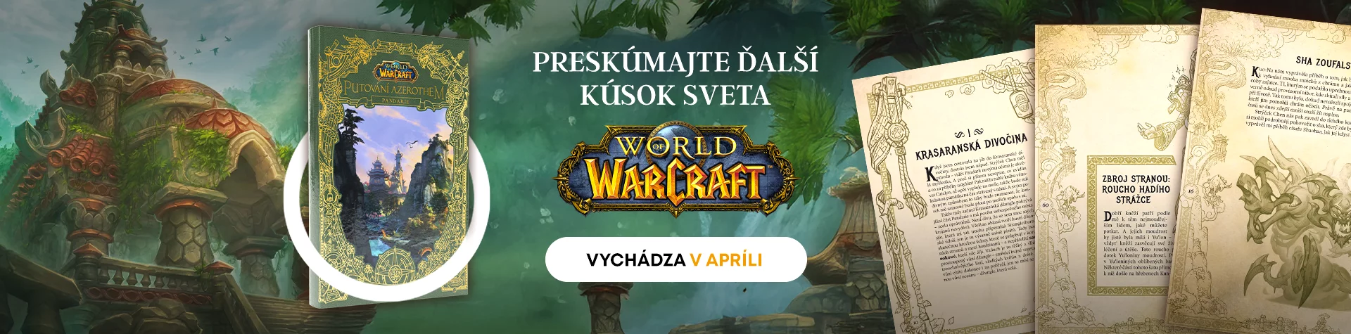 Kniha World of Warcraft: Putování Azerothem - Pandarie 