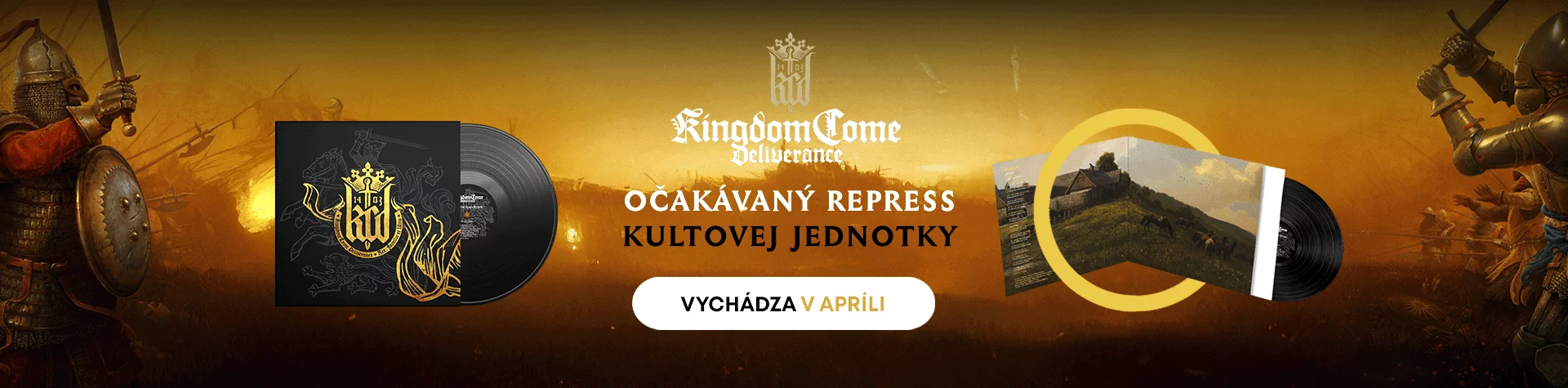 Oficiálny soundtrack Kingdom Come:Deliverance na 1x LP  