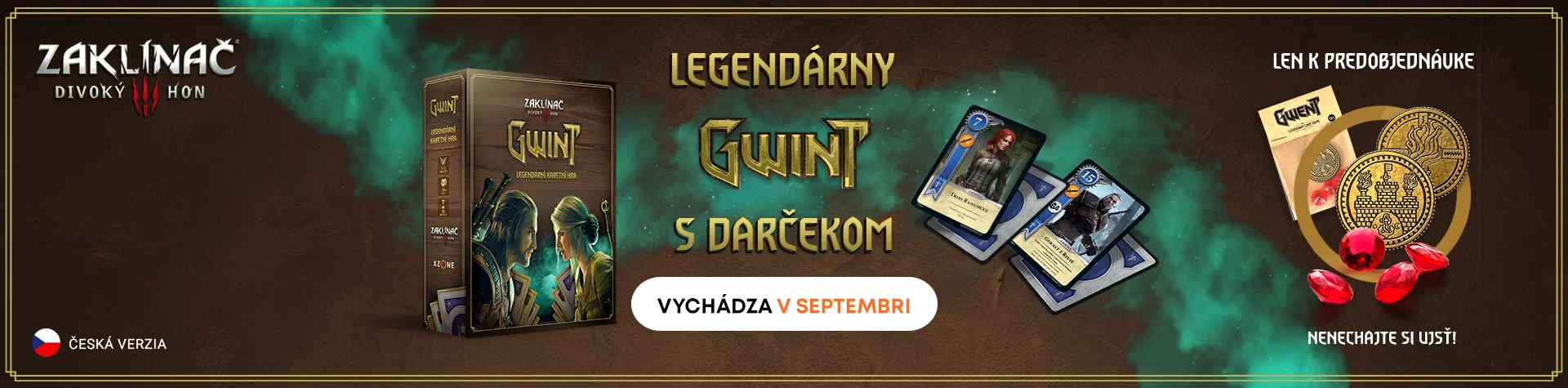 Kartová hra Zaklínač 3: Divoký Hon - Gwint CZ