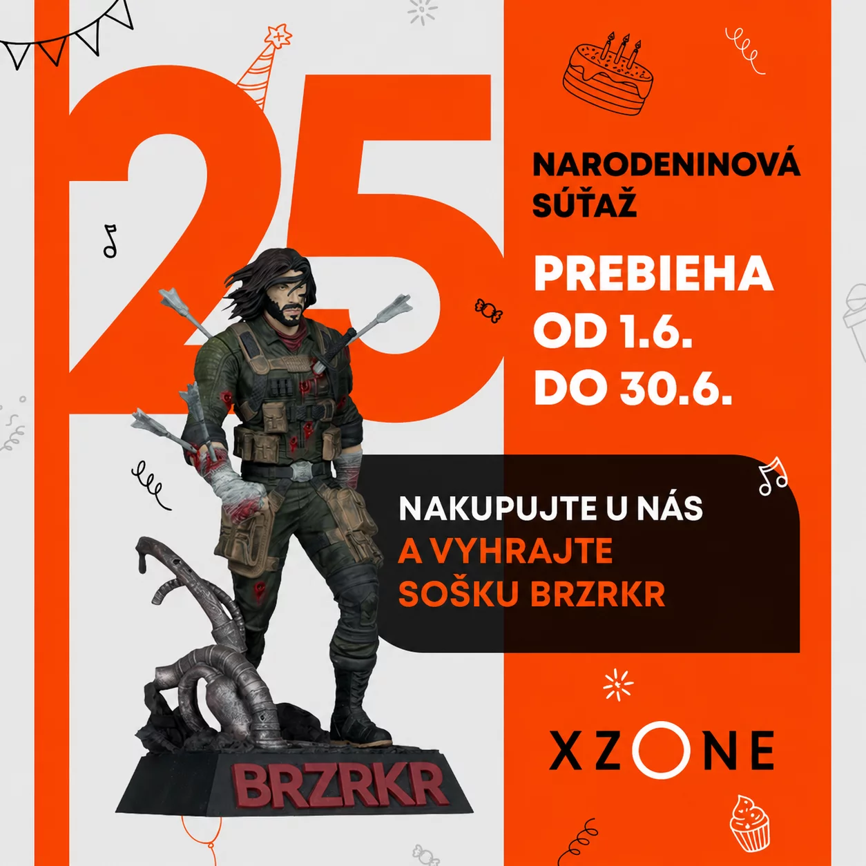 súťaž o sošku komiksového hrdinu BRZRKR