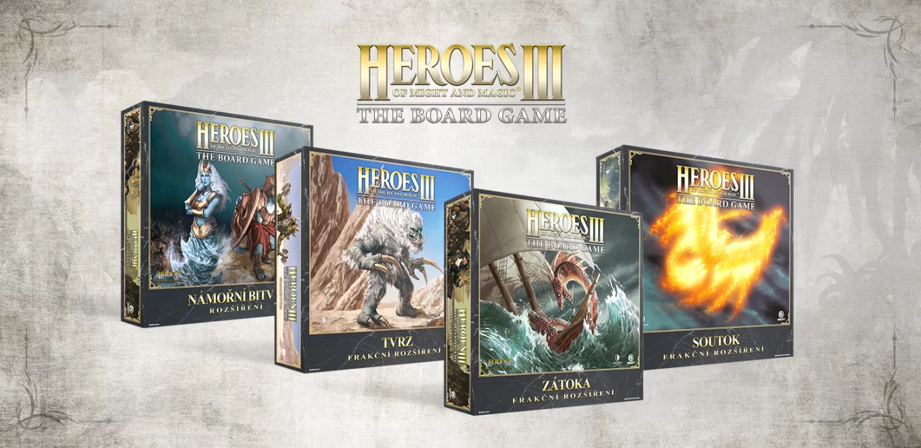Nové rozšírenia k stolovke Heroes of Might & Magic III