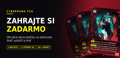 Zahrajte si Cyberpunk TCG zadarmo: oficiálne demo balíčky na stiahnutie