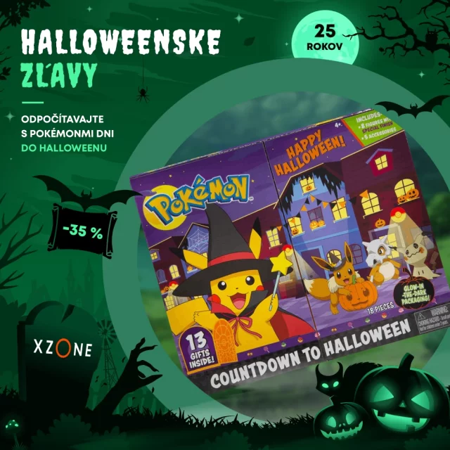 Pokémon, Halloween, HalloweenskaVyzdoba, zlavy, Xzone