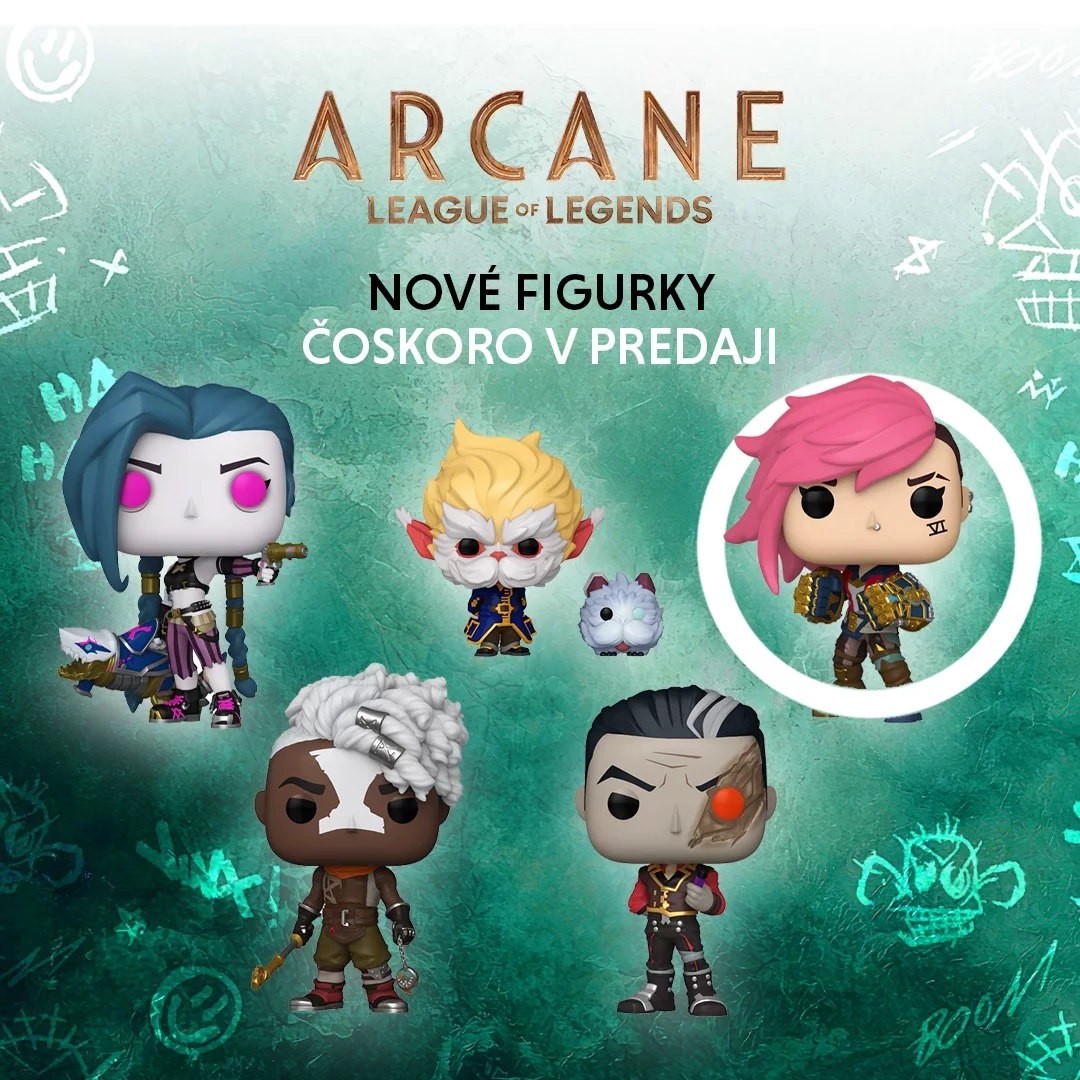 arcane, popfigurky, jinxwashere, zberatelskefigurky, popky