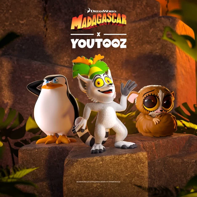 xzonesk, madagaskar, kingjulien, mort, skipper, youtooz, figúrky, zberateľstvo, geekmerch