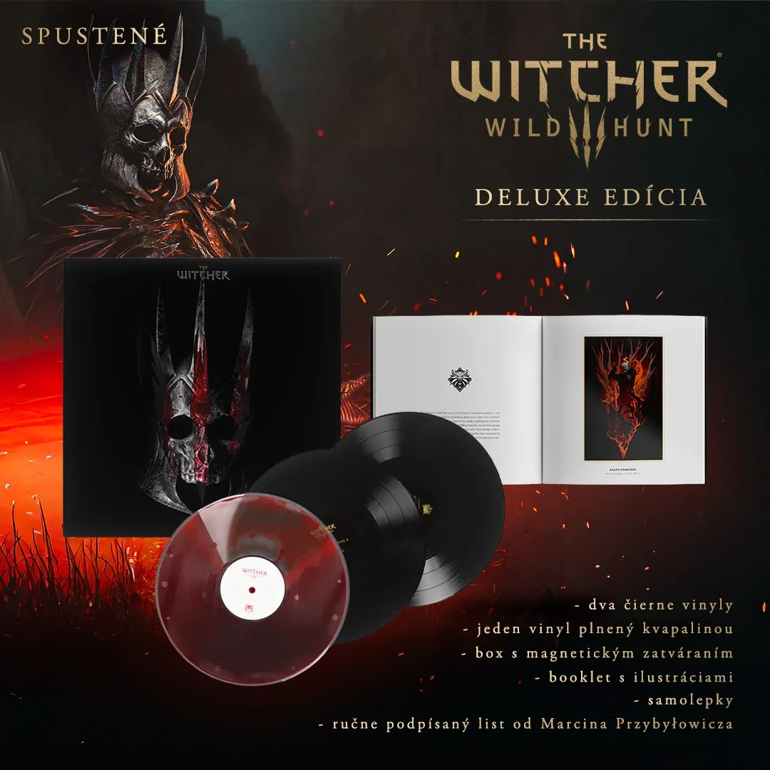 Zaklinac, TheWitcher, Witcher3, WildHunt, WitcherVinyl, Soundtrack, VinylCollection, VinylCommunity, CollectorsEdition, CDProjektRed, GamingMusic, GameSoundtrack, AnniversaryEdition, XzoneSK, SlovakGamers, GeekCollectibles