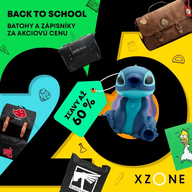 xzonesk, BackToSchool, spatDoSkoly, skolskaVybava, batohy, zapisniky, geekMerch, zlavy