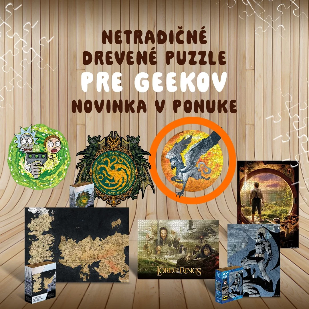 drevenepuzzle, puzzle, geekdarcek, geek, xzonesk, enjoythewood, stredozem, zapadozem, gotham, harrypotter, tipnadarcek