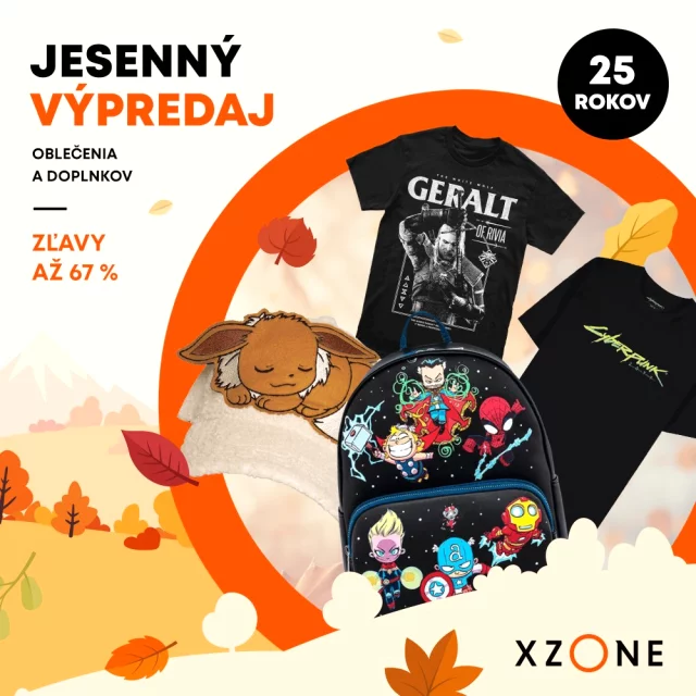 JesennýVýpredaj, HernéOblečenie, GeekMerch, Zľavy, Xzone