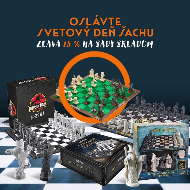 xzonesk, sachy, medzinarodnydensachu, geek, boardgames, harrypotter, panprstenov, jurassicpark, zlava, gamerlife