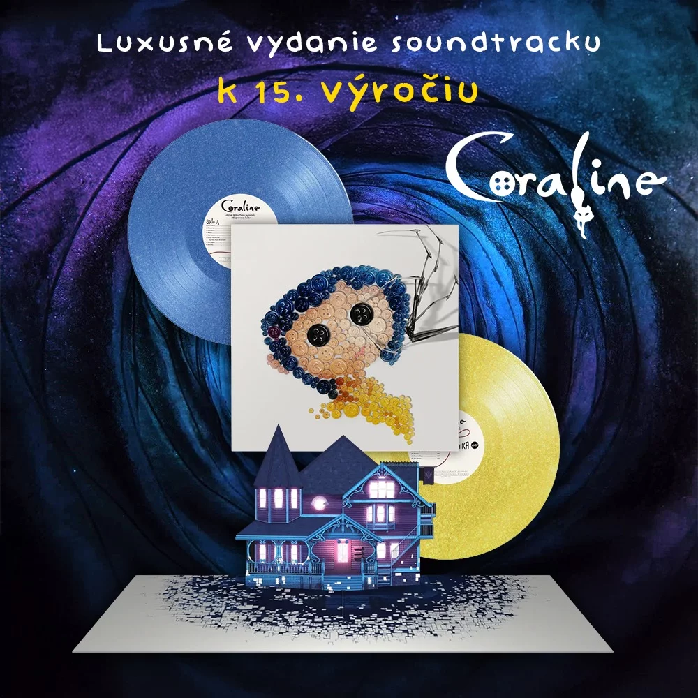 coraline, filmovysoundtrack, filmovahudba, lpcko