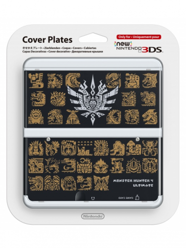 Kryt pre New Nintendo 3DS Monster Hunter 4 (Black) (WII)