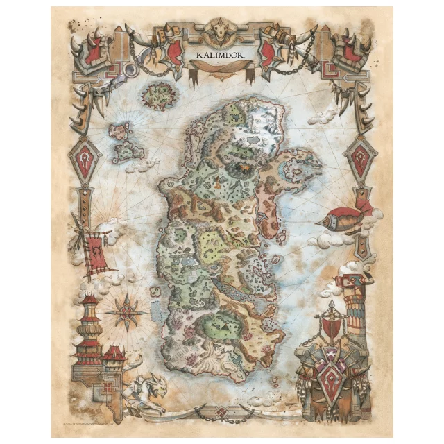 Art Print World of Warcraft - Limited Edition Lithograph Set - Plagát
