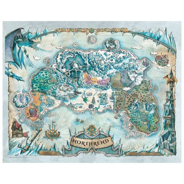 Art Print World of Warcraft - Limited Edition Lithograph Set - Plagát