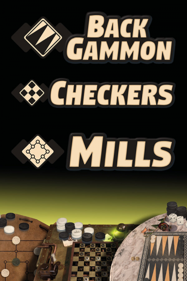 Backgammon + Checkers + Mills (DIGITAL)