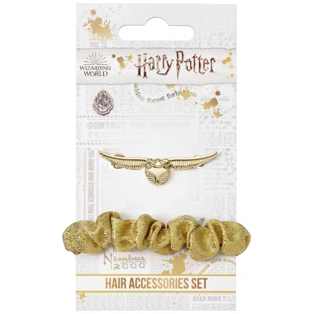 Dárkový set Harry Potter - Golden Snitch (gumička, spona) - Pero