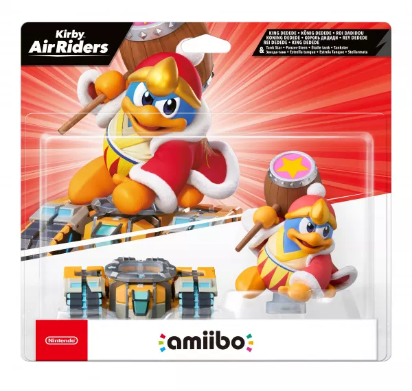 Figúrka Amiibo Kirby Air Riders - King Dedede & Tank Star