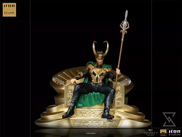 Soška Loki - Loki Deluxe Art Scale 1/10 (Iron Studios)