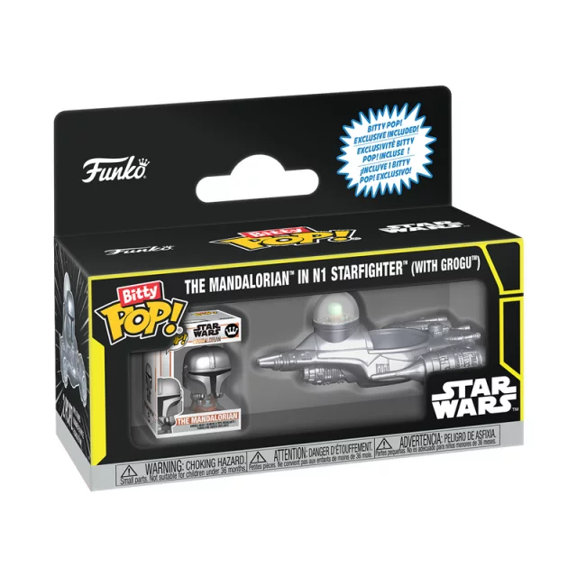 Figurka Star Wars - The Mandalorian in N1 Starfighter (Funko Bitty POP) - Funko POP!