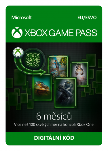 Game Pass Console - předplatné na 6 měsíců (EuroZone) (XONE DIGITAL) (XONE)