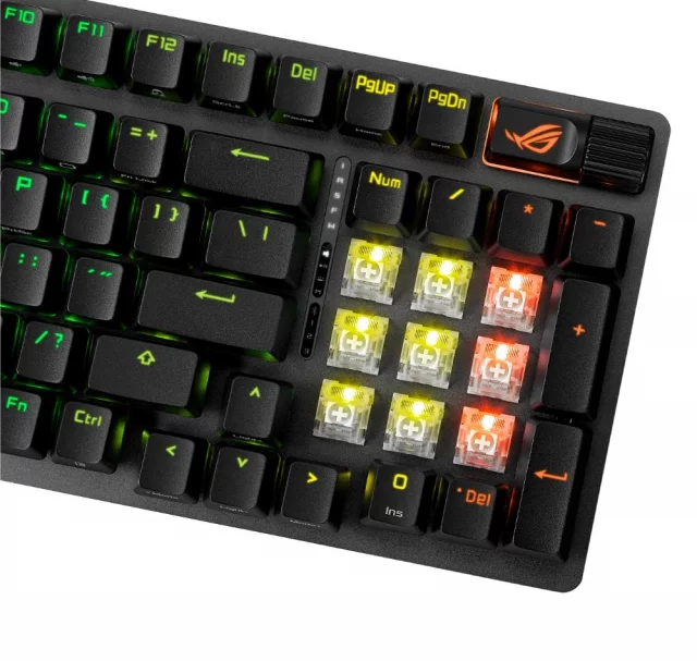 Herní klávesnice ASUS ROG STRIX SCOPE II (ROG NX Snow) - CZ/SK dupl