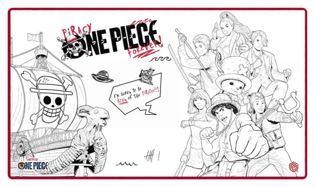 Herní podložka Ultimate Guard - One Piece - Sketch - Podložka pod myš
