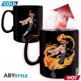 Hrnček One PIece - Luffy & Ace (meniaci sa) - Anime