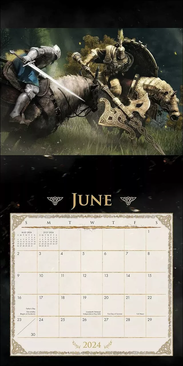 Kalendár Elden Ring Wall Calendar 2024 Xzone.sk