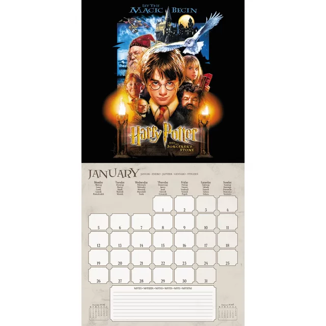 Kalendář Harry Potter 2026 dupl