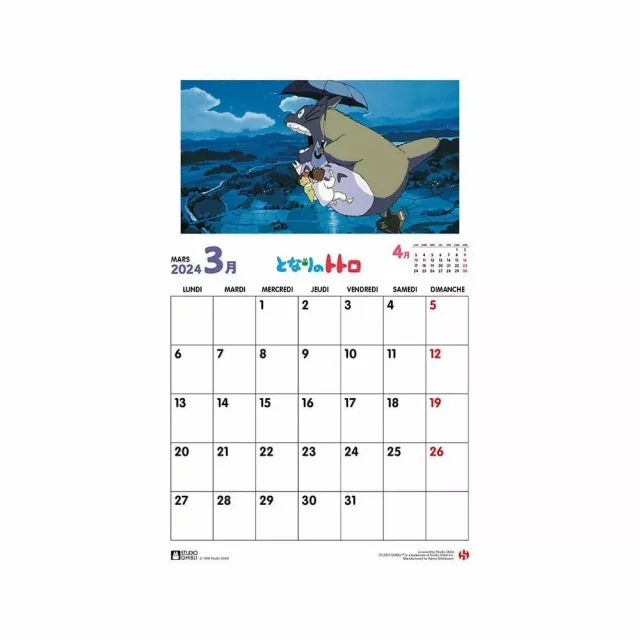 Kalendář Můj soused Totoro 2024