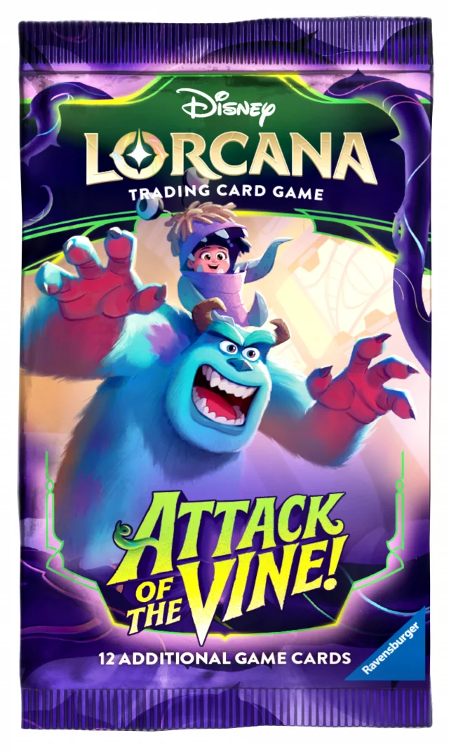 Kartová hra Lorcana: Attack of the Vine - Booster Box  (24 boosterů) - Disney