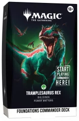 Karetní hra Magic: The Gathering - Foundations Commander Deck - Tramplesaurus Rex