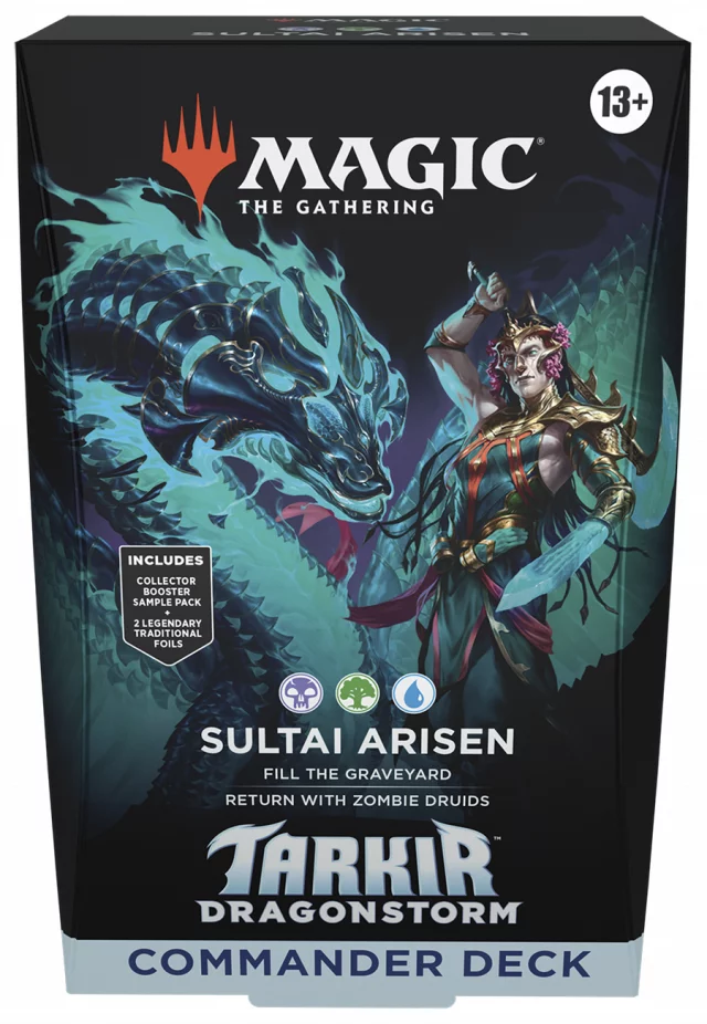 Karetní hra Magic: The Gathering Tarkir: Dragonstorm - Jeskai Striker Commander Deck dupl