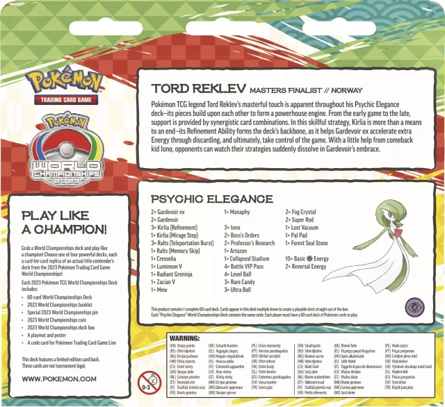 Karetní hra Pokémon TCG - APD World Championships Deck 2023 (Tord Reklev)
