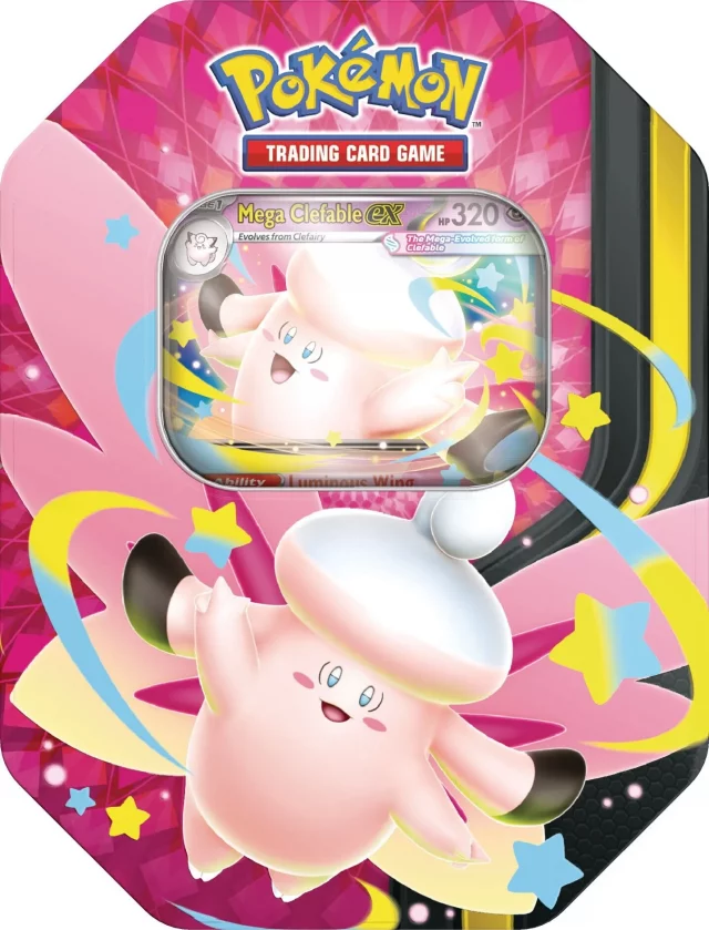 Karetní hra Pokémon TCG - Mega Clefable ex Tin