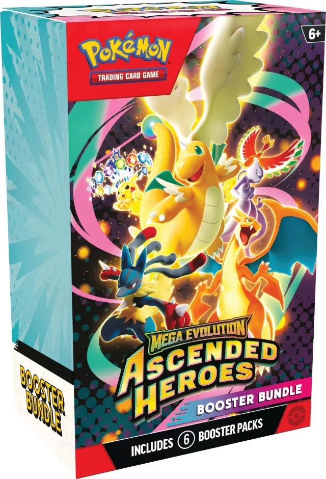 Karetní hra Pokémon TCG: Mega Evolution - Ascended Heroes Booster (10 karet) dupl