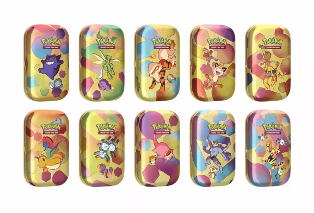 Kartová hra Pokémon TCG: Scarlet & Violet 151 - Mini Tin Display (10x Mini Tin)