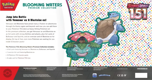 Kartová hra Pokémon TCG: Scarlet & Violet - Blooming Waters Premium Collection