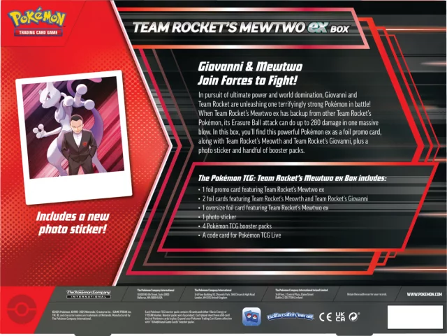 Kartová hra Pokémon TCG: Scarlet & Violet ex Box - Team Rocket’s Mewtwo (poškodený obal) - Zberateľská kartová hra TCG